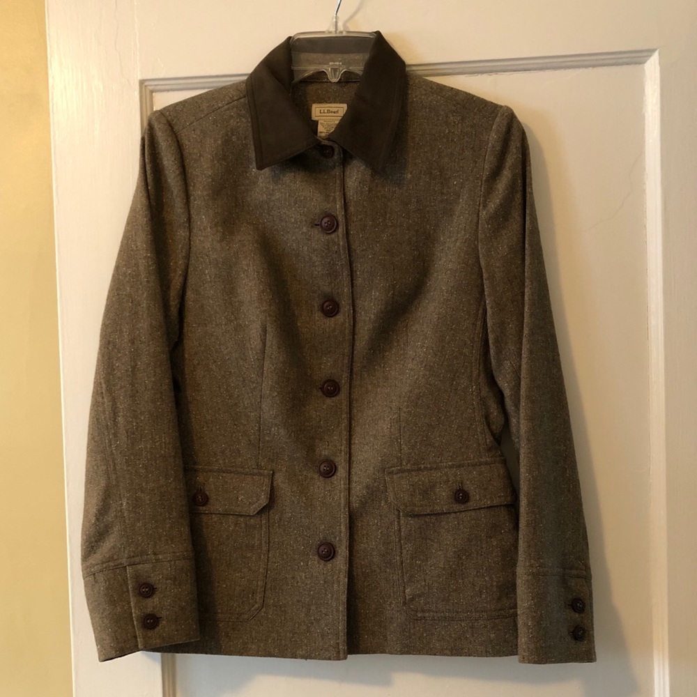 L.L. Bean Tweed Riding Blazer Size 6
